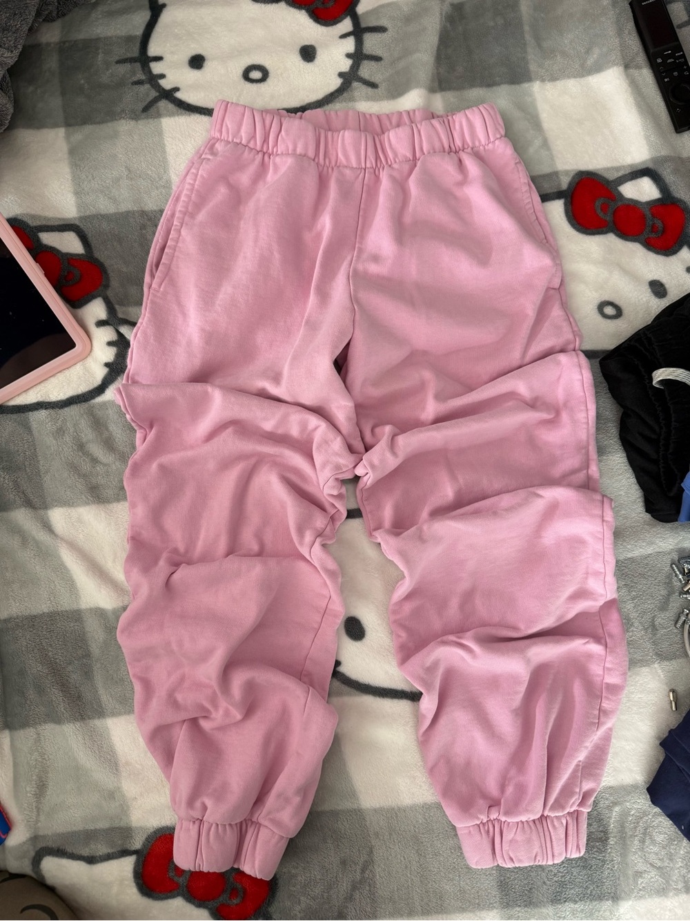 John galt brandy Melville pink cuffed joggers